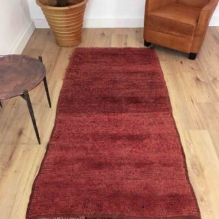 Tapis Marocain Tapis berbère M'Guild rouge bordeaux 208 x 097