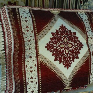 Housse de coussin marocaine en mobra (velours)