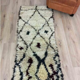 Tapis Marocain Tapis berbère Azilal laine et coton 172 x 074